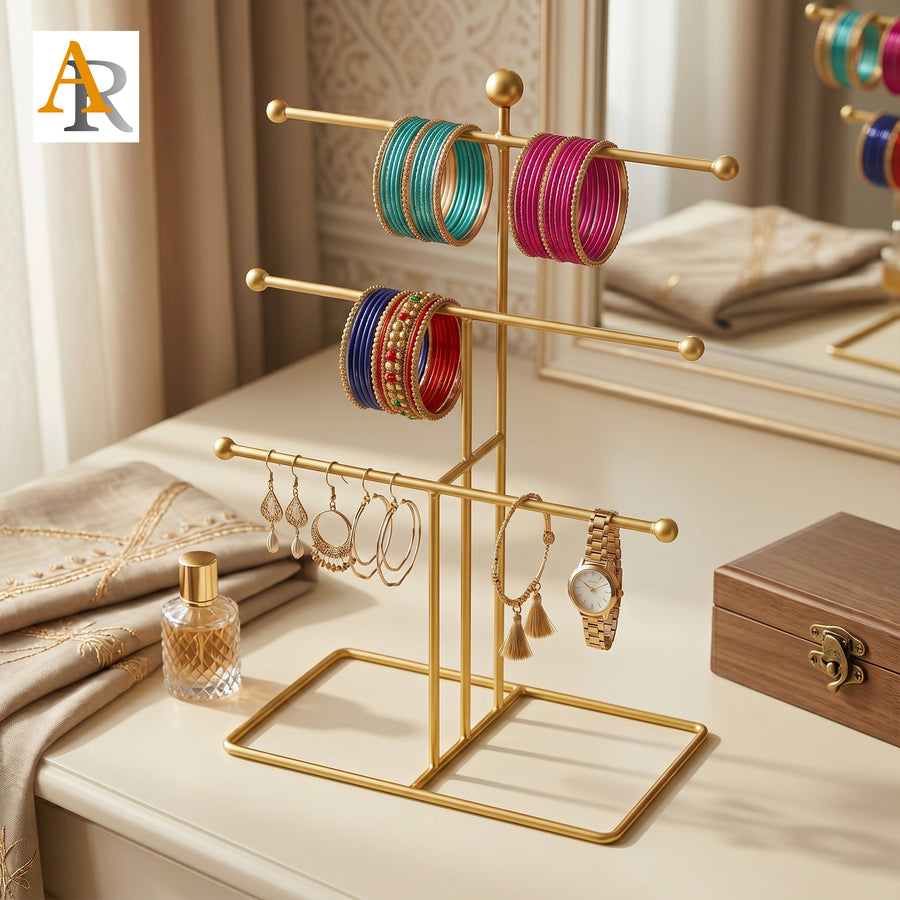 Arooji’s Newly Launched 3-Layer Bangles & Jewellery Display Hanger