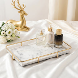 Luxury Makeup Organizer for Your Vanity – White & Black
