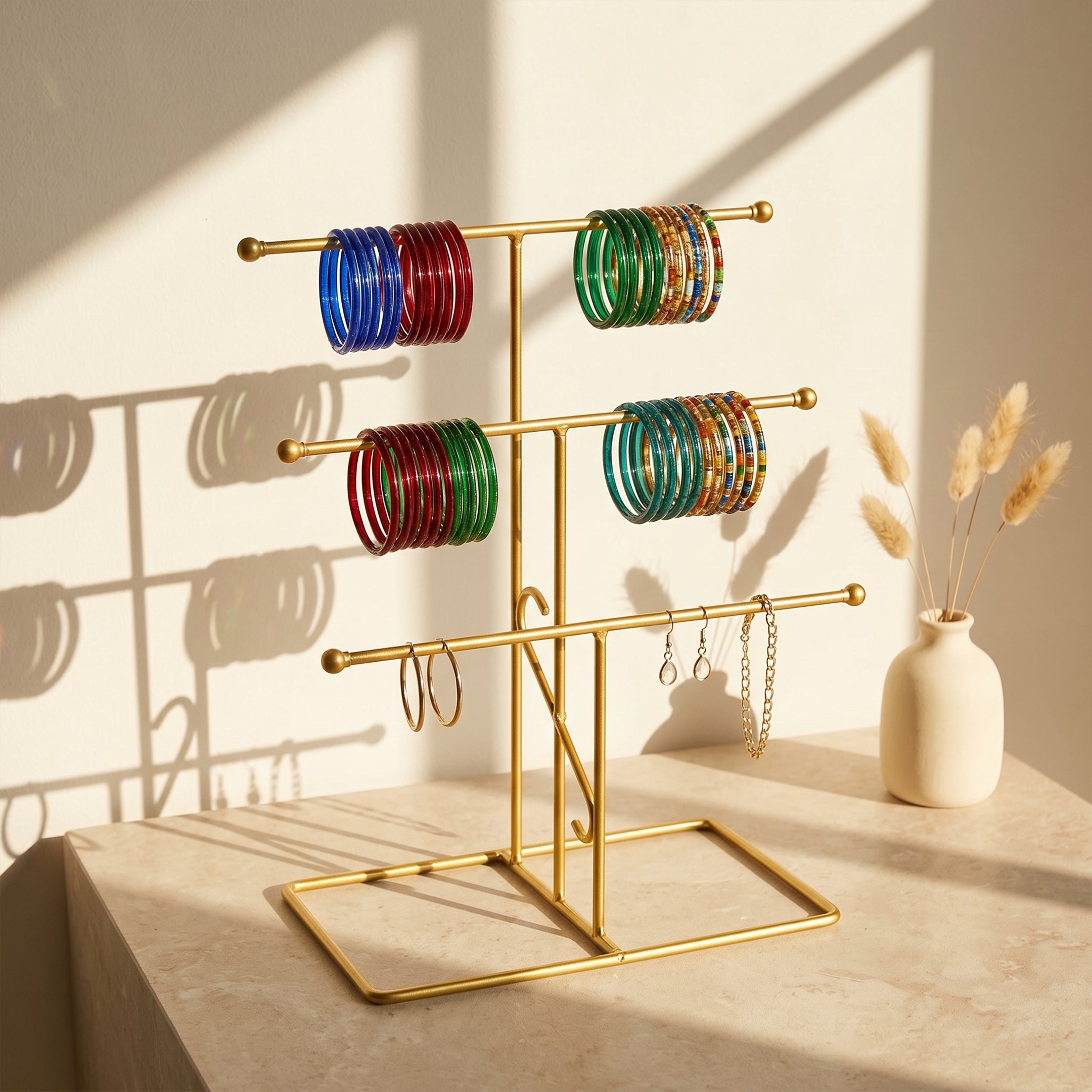 Arooji’s Newly Launched 3-Layer Bangles & Jewellery Display Hanger